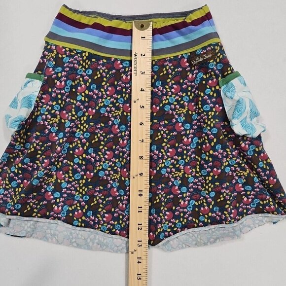 Matilda Jane Fingerpaint Michelle Skirt Girls Paint by Numbers Size 4 Floral - Picture 6 of 7